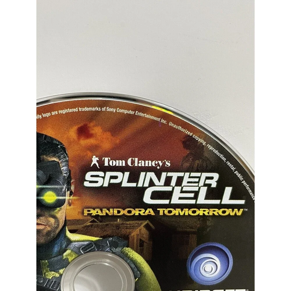 Tom Clancy's Splinter Cell: Pandora Tomorrow Sony Playstation 2 Ps2 Disc Only